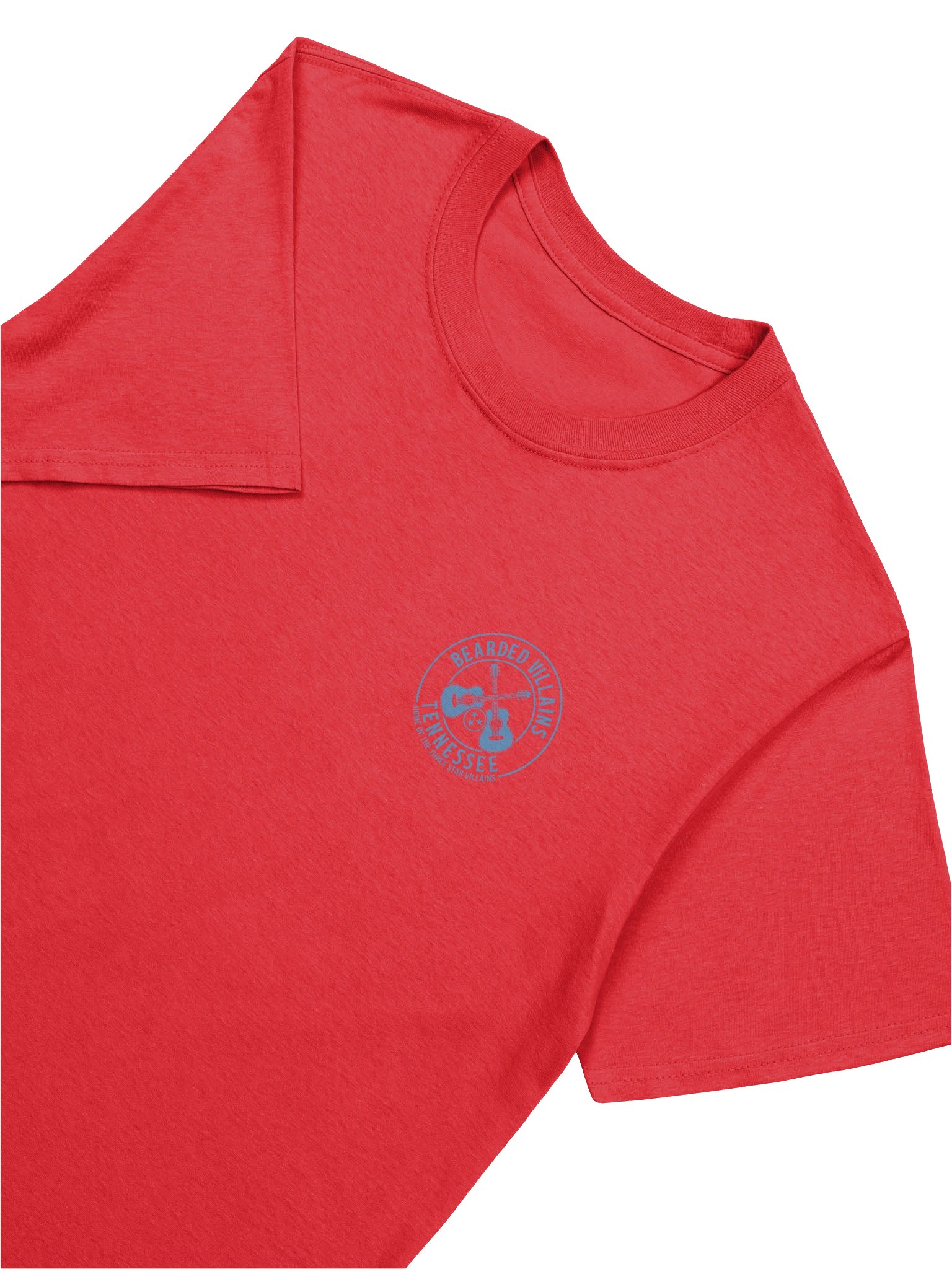 TSV Bearded Villains Tennessee Titans Red T-Shirt | Titans Logo Design | Brotherhood & Southern Pride Tee product image (7)