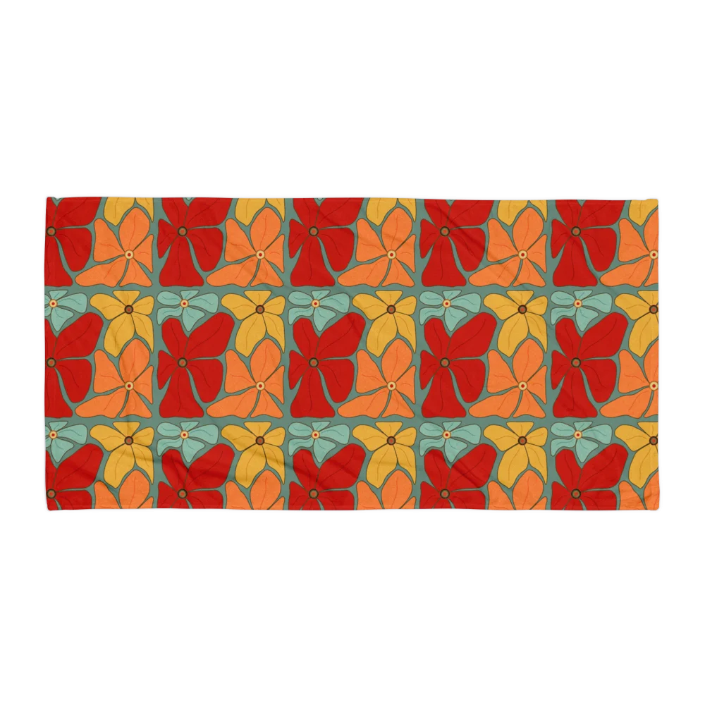 Petals and Olives Beach Towel product image (3)