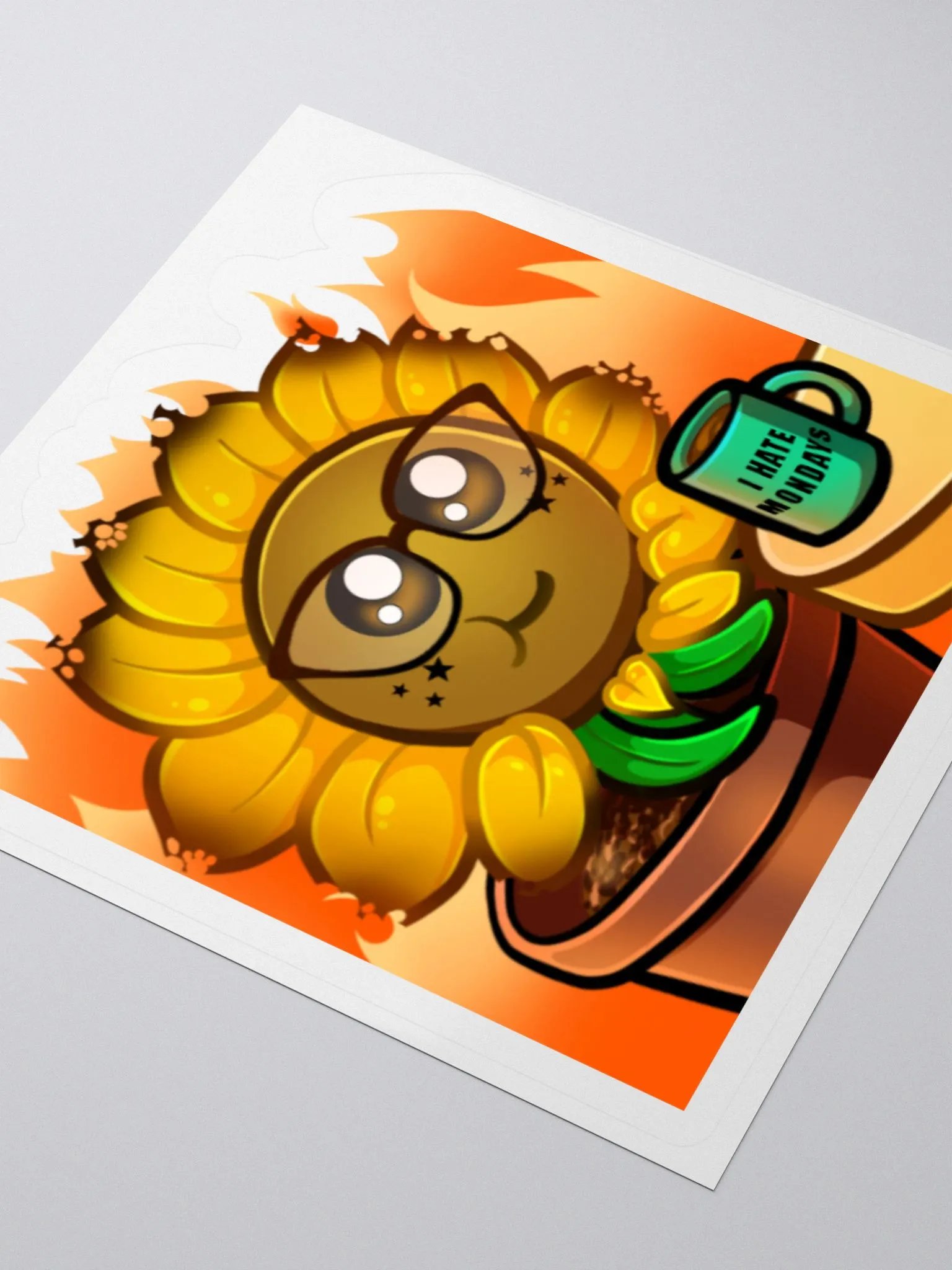 The is FINE Starflower Emote Sticker! product image (7)
