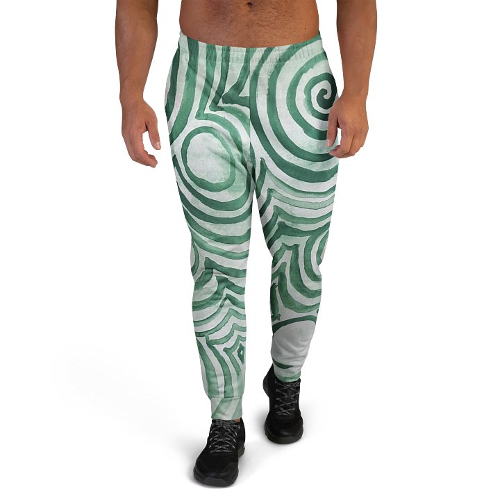 "Green Swirl" Men's Joggers product image (2)