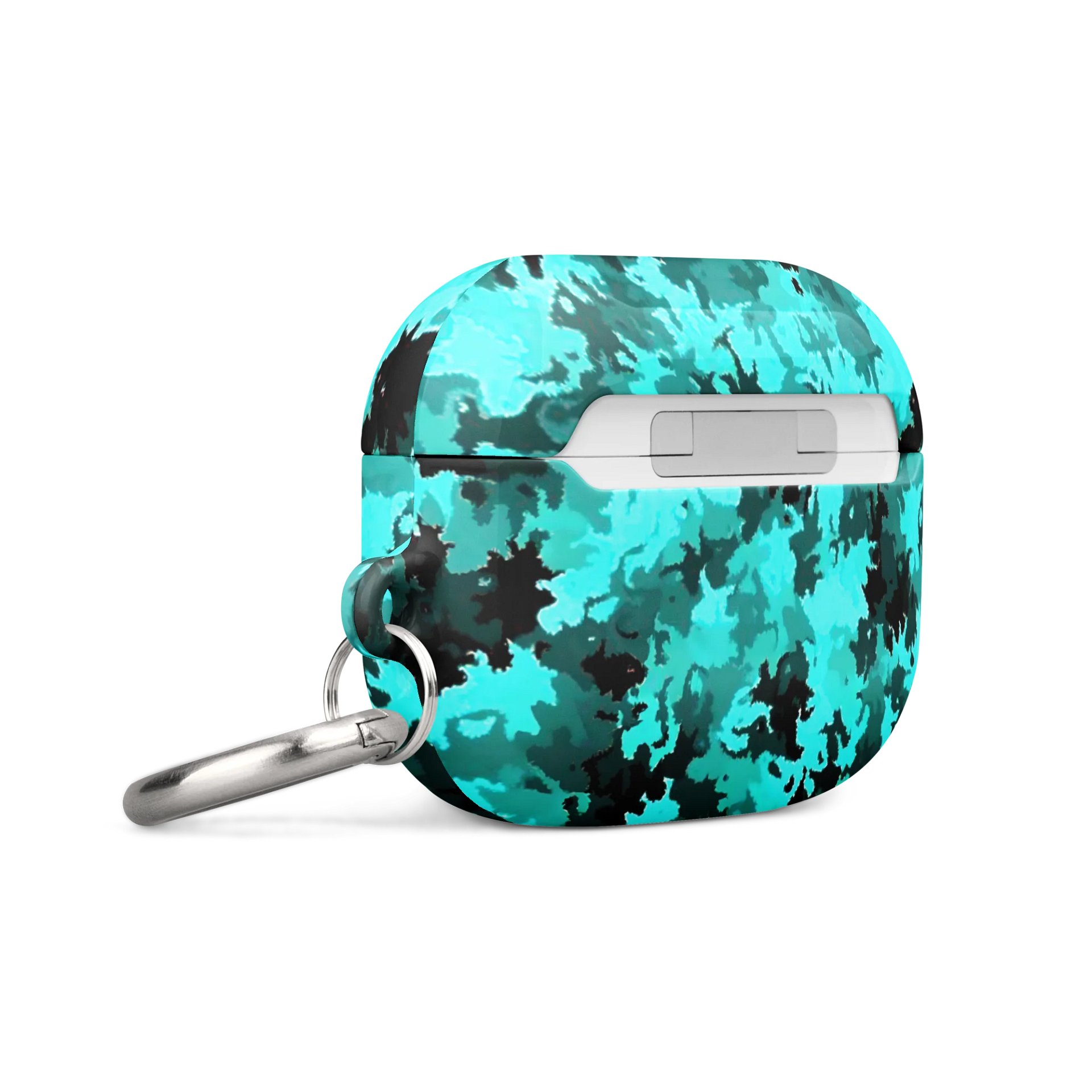 Turquoise Camo All-Over Print AirPods® Case product image (19)