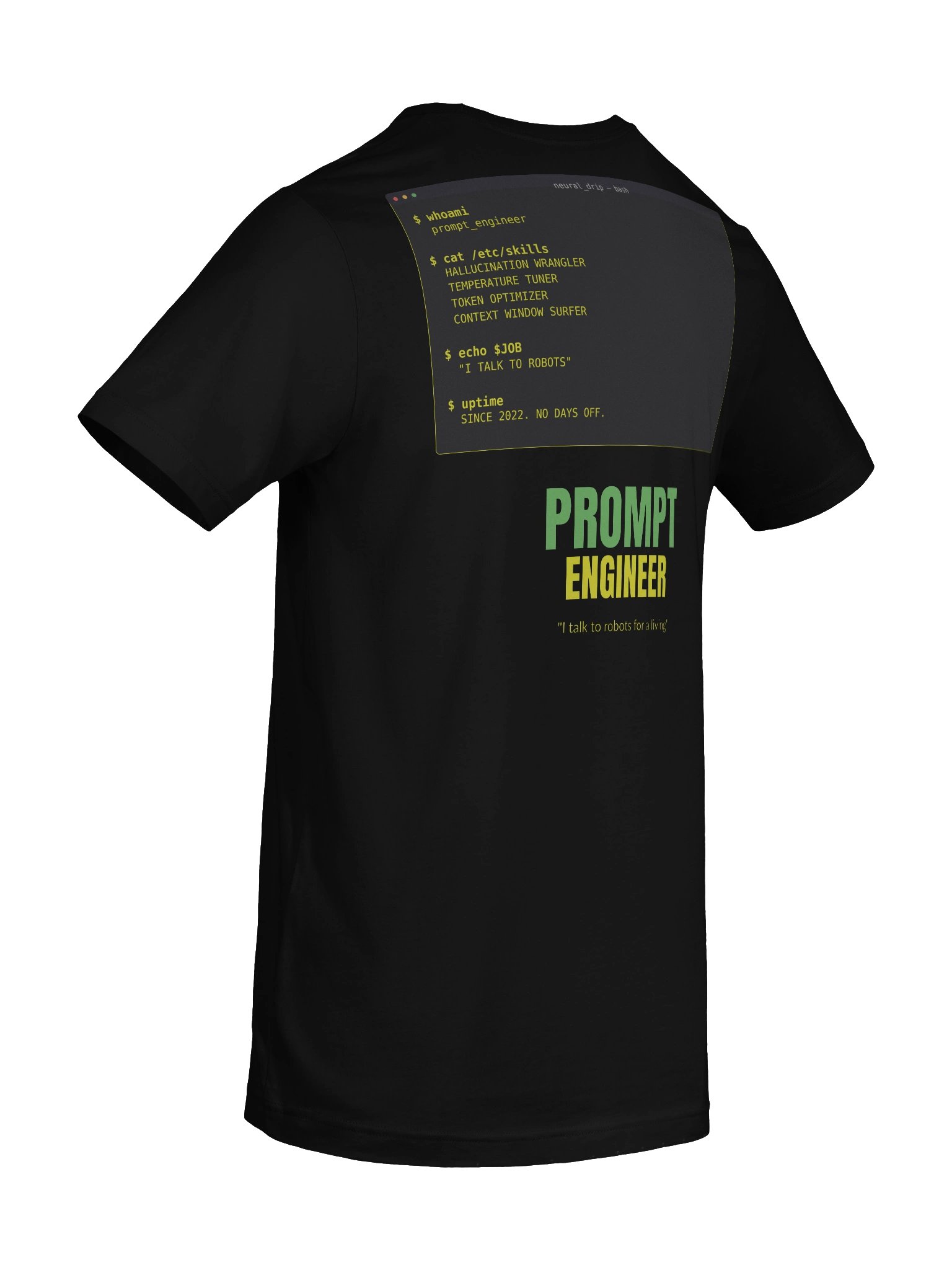 Prompt Engineer Graphic Streetwear Tee product image (34)