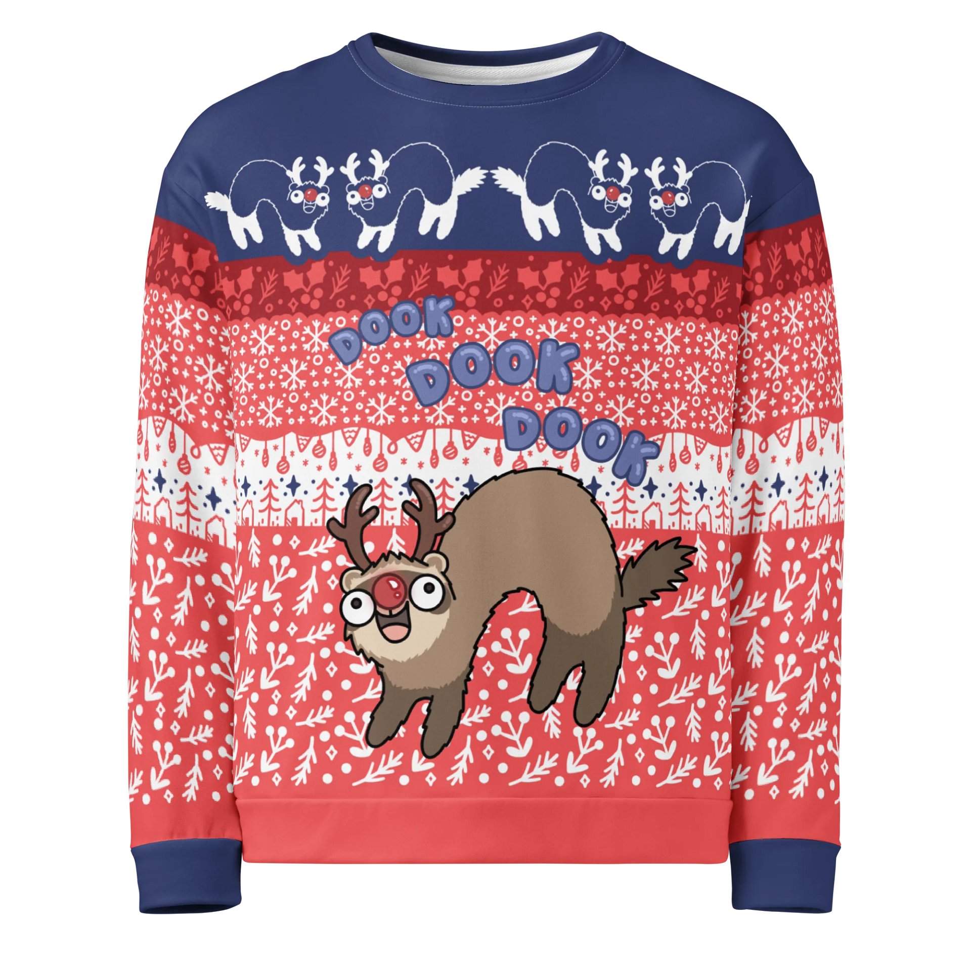 Ferret Ugly (but actually cute) Xmas Jumper product image (1)