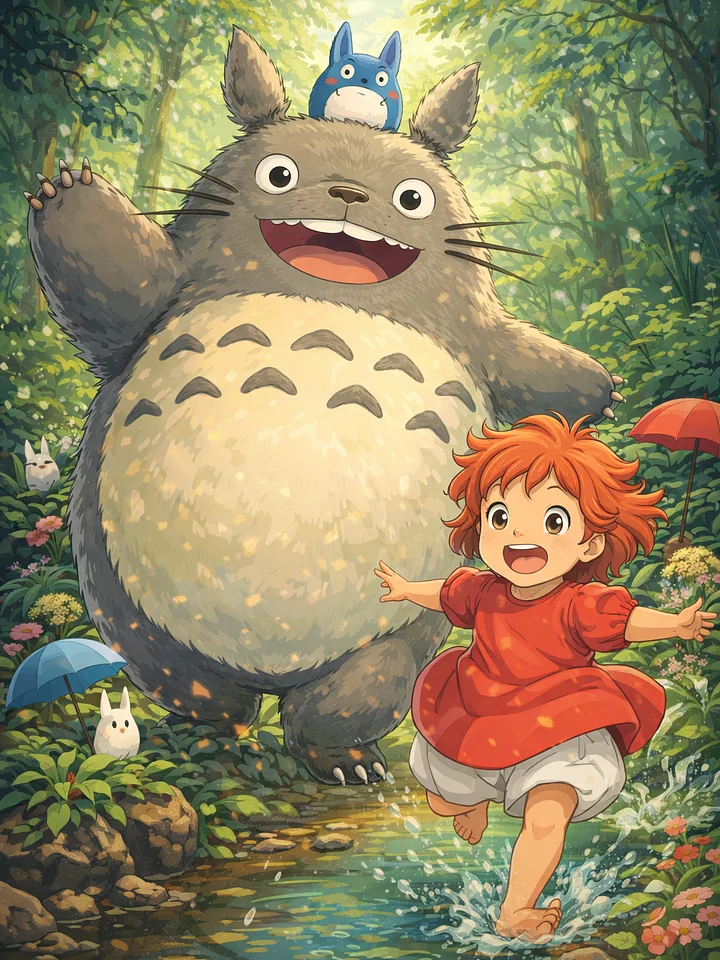 Totoro Metal Print product image (1)