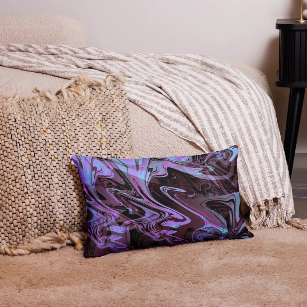 Pink, Black and Blue Swarm Pattern Pillow Case product image (22)
