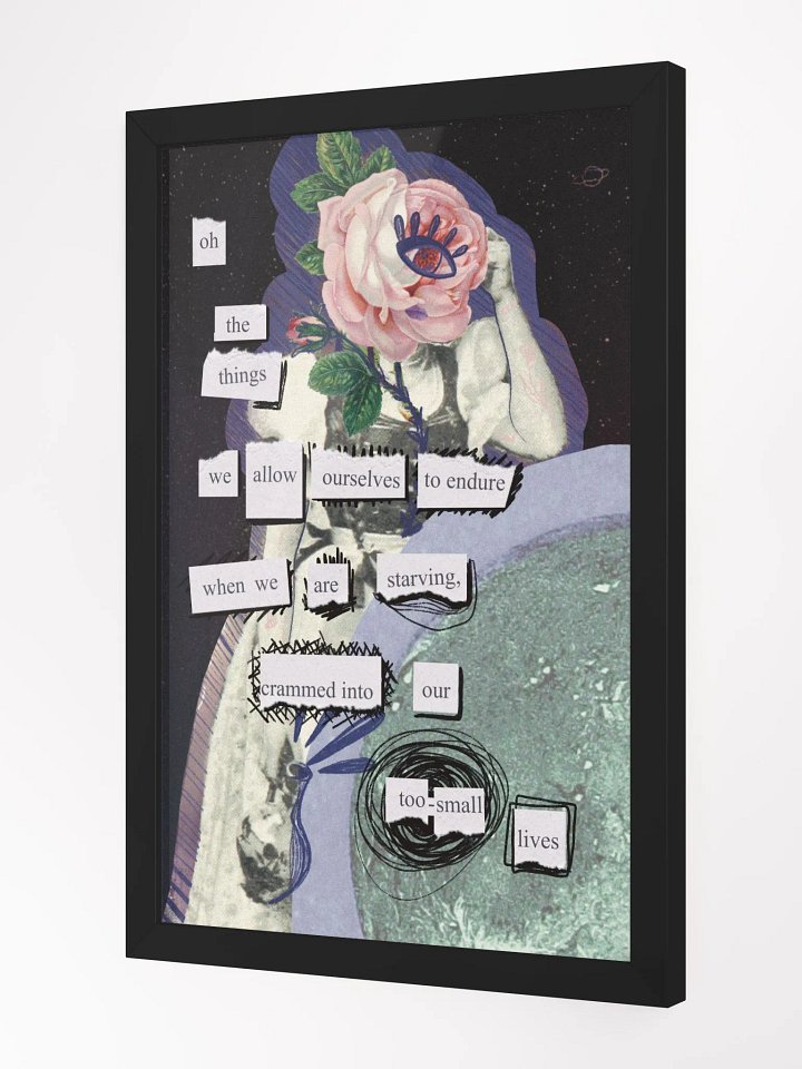 Too-Small Lives Framed Art Print product image (2)