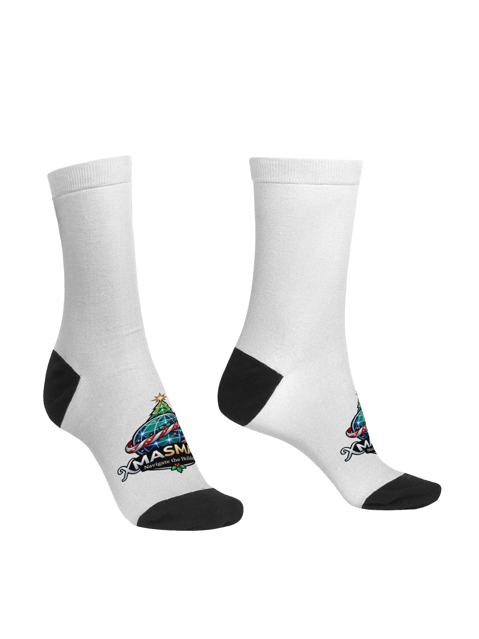 XmasMaps Festive Crew Socks product image (3)