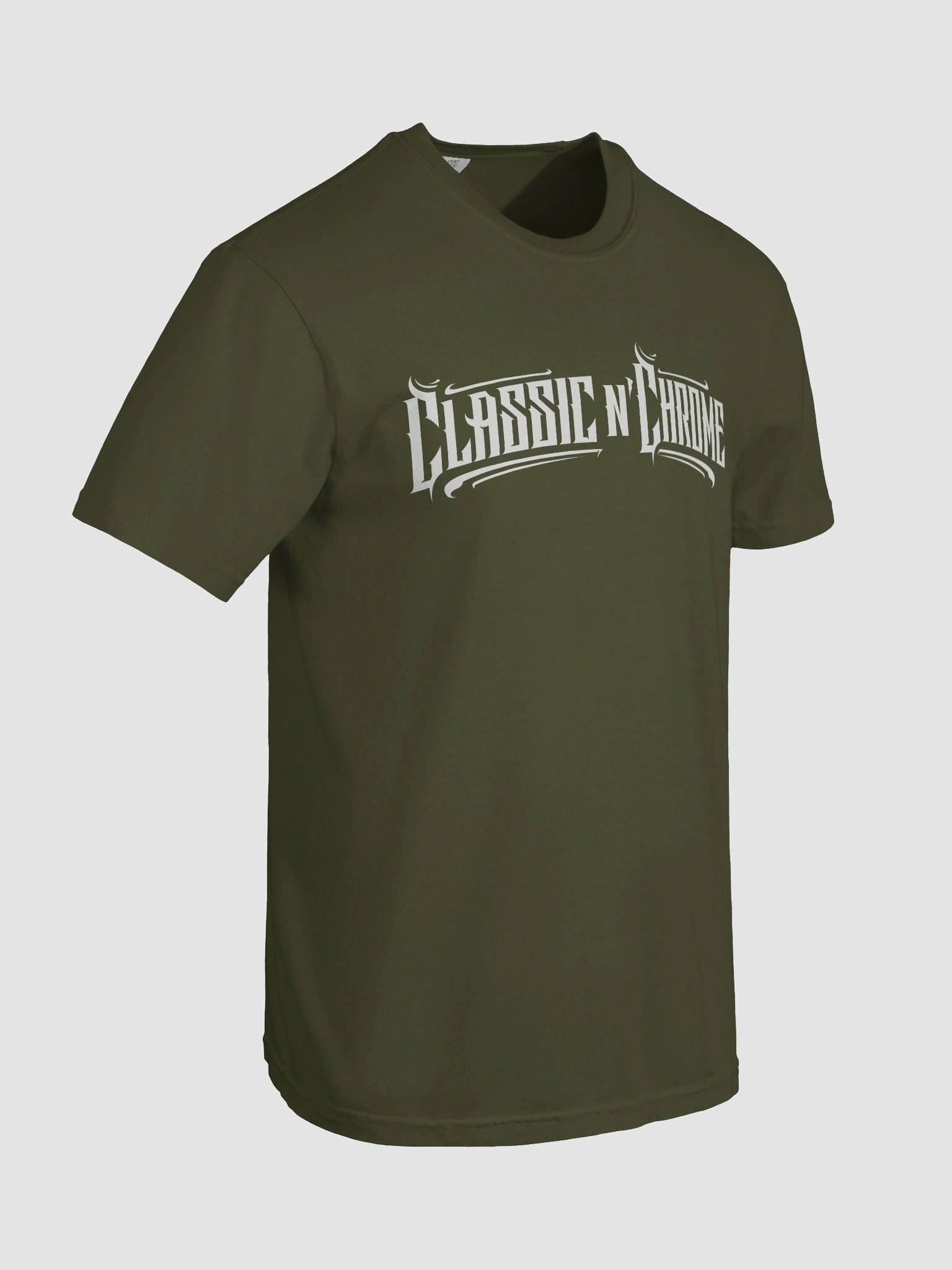 Olive Classic N Chrome Shirt x Redneck back print product image (8)