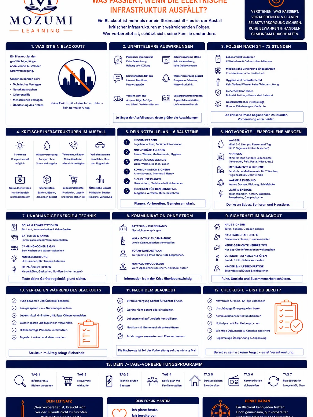 KRISENVORSORGE & RESILIENZ - Infografik Nr. 4 (Blackout & Stromausfall) product image (1)