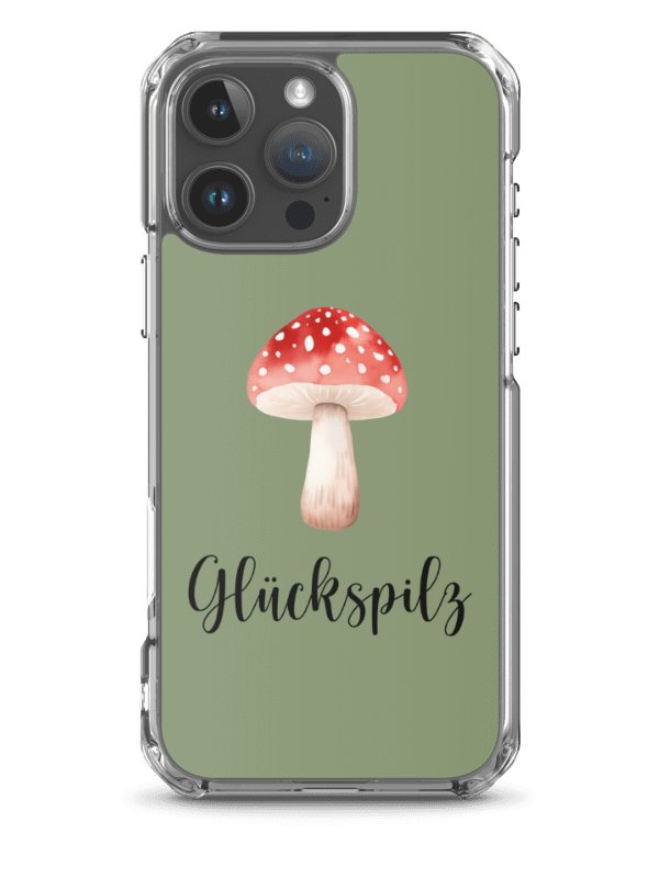 Glückspilz Lucky Mushroom iPhone Clear Case product image (1)