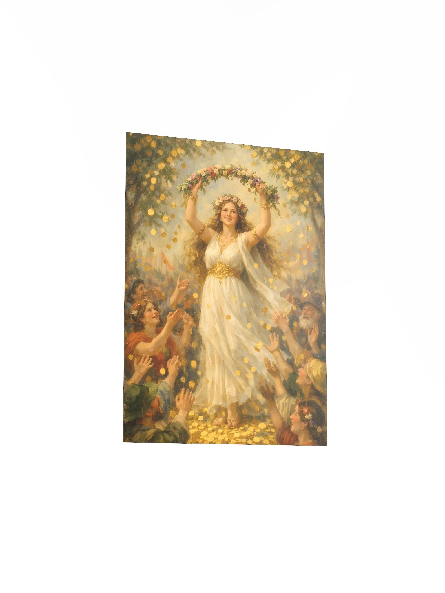 Goddess Fors Fortuna, Golden Celebration Mini-Poster product image (3)