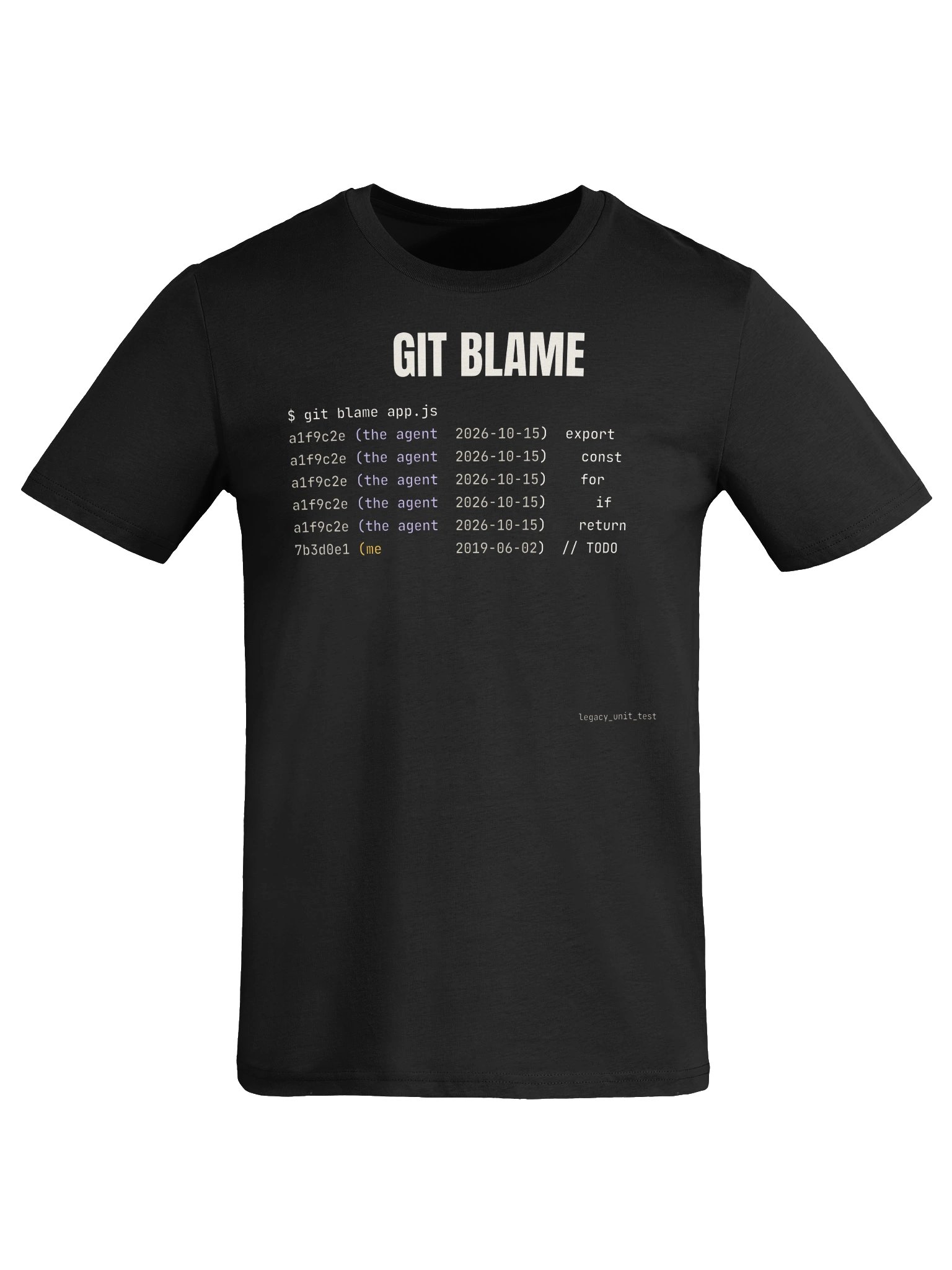 git blame: the agent tee product image (9)
