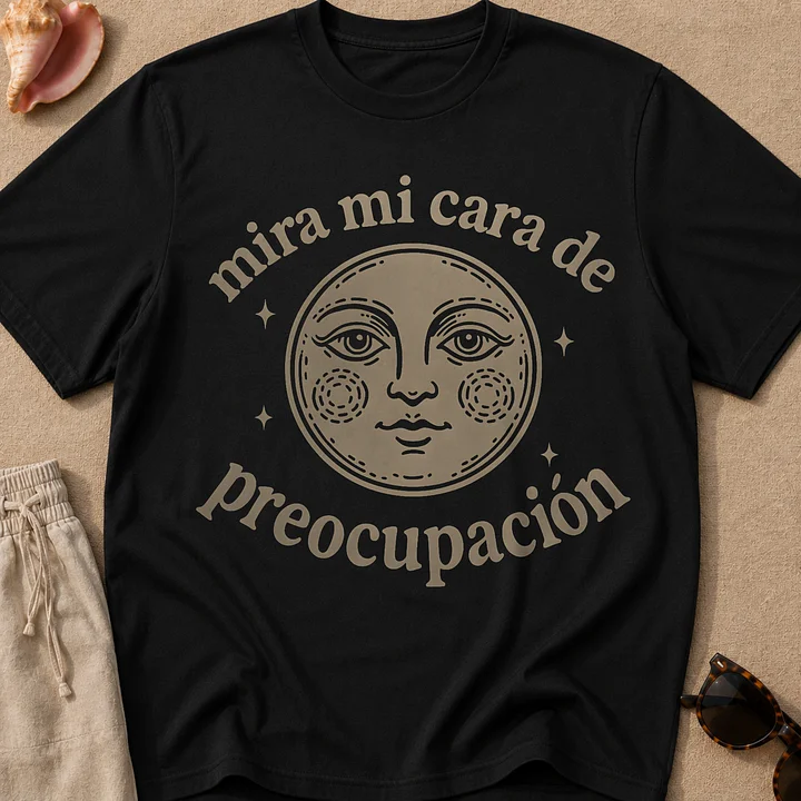 Mira Mi Cara de Preocupación Camiseta Unisex product image (1)