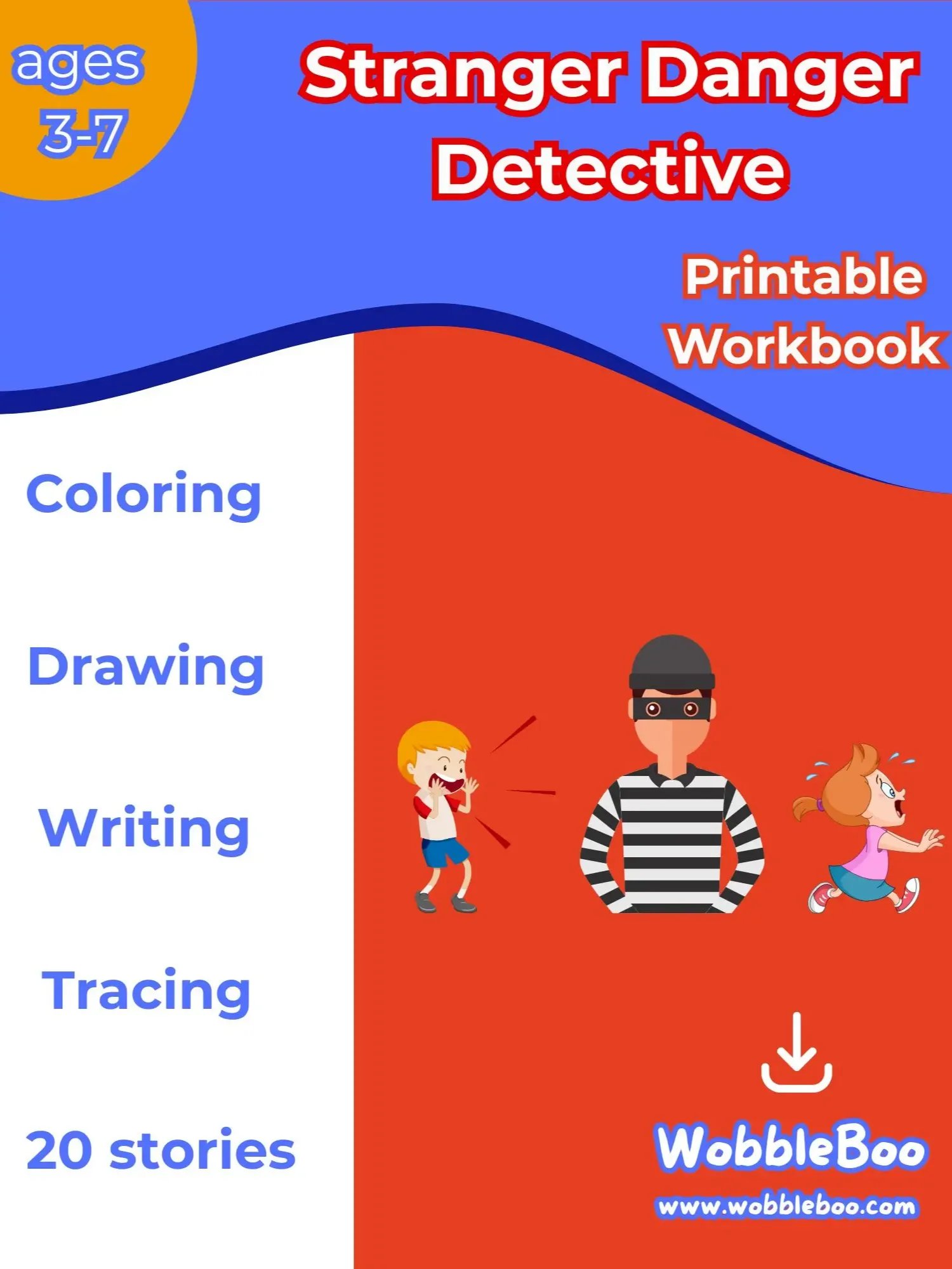 Stranger Danger Detective Printable product image (1)