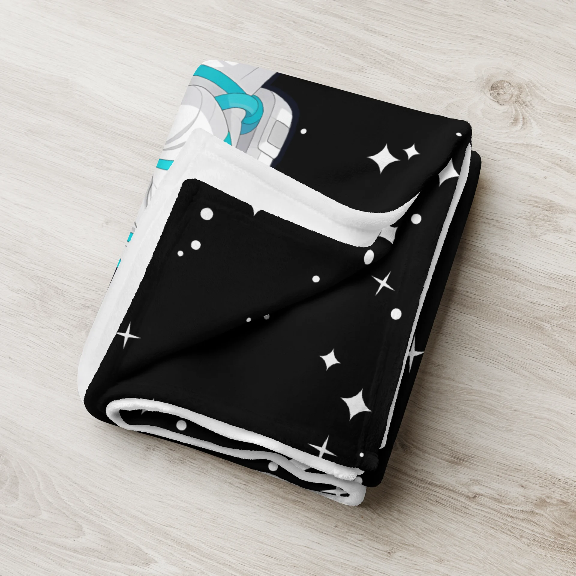 SkiesLIVE Astronaut Stargazing Throw Blanket product image (8)