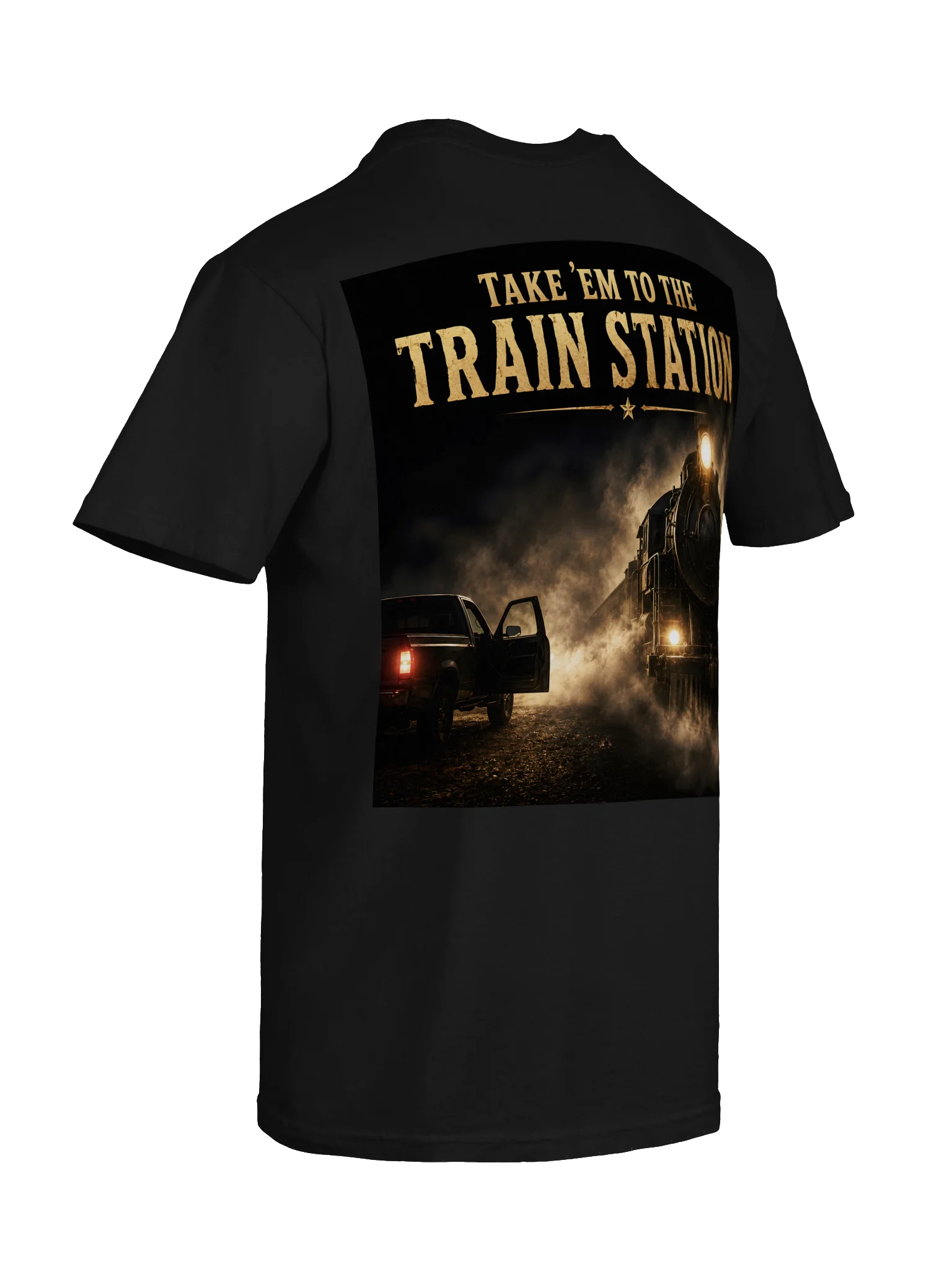 Take 'Em To The Train Station Premium Graphic Tee product image (8)