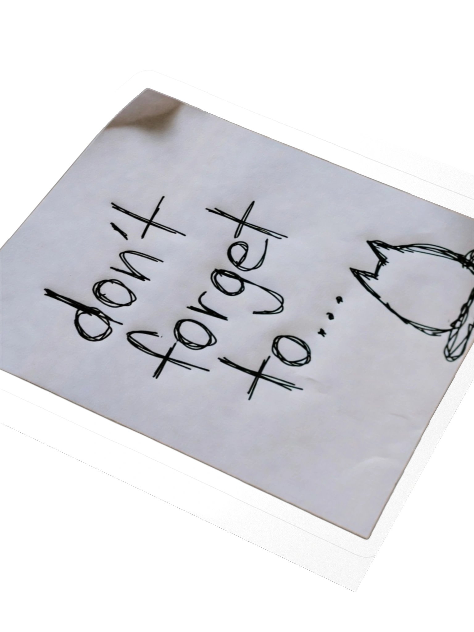 don't forget to... notepad sticker product image (3)