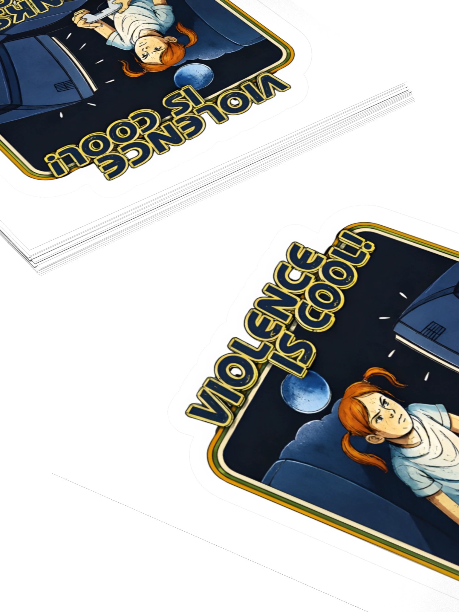 GTA VI “Violence Is Cool, Thanks Video Games” Sticker product image (11)