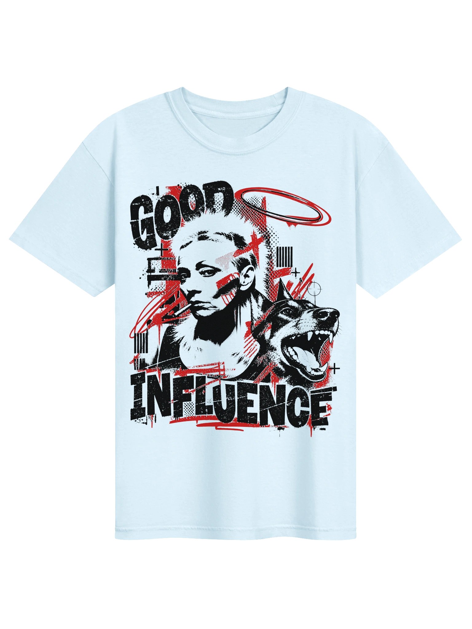 Questionable outcome. Good influence. Heavyweight Vintage Graphic Tee product image (43)