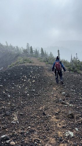 One more short of me at the office.

On our last trip of the year to the rim of a volcanic cinder cone to finish some details...