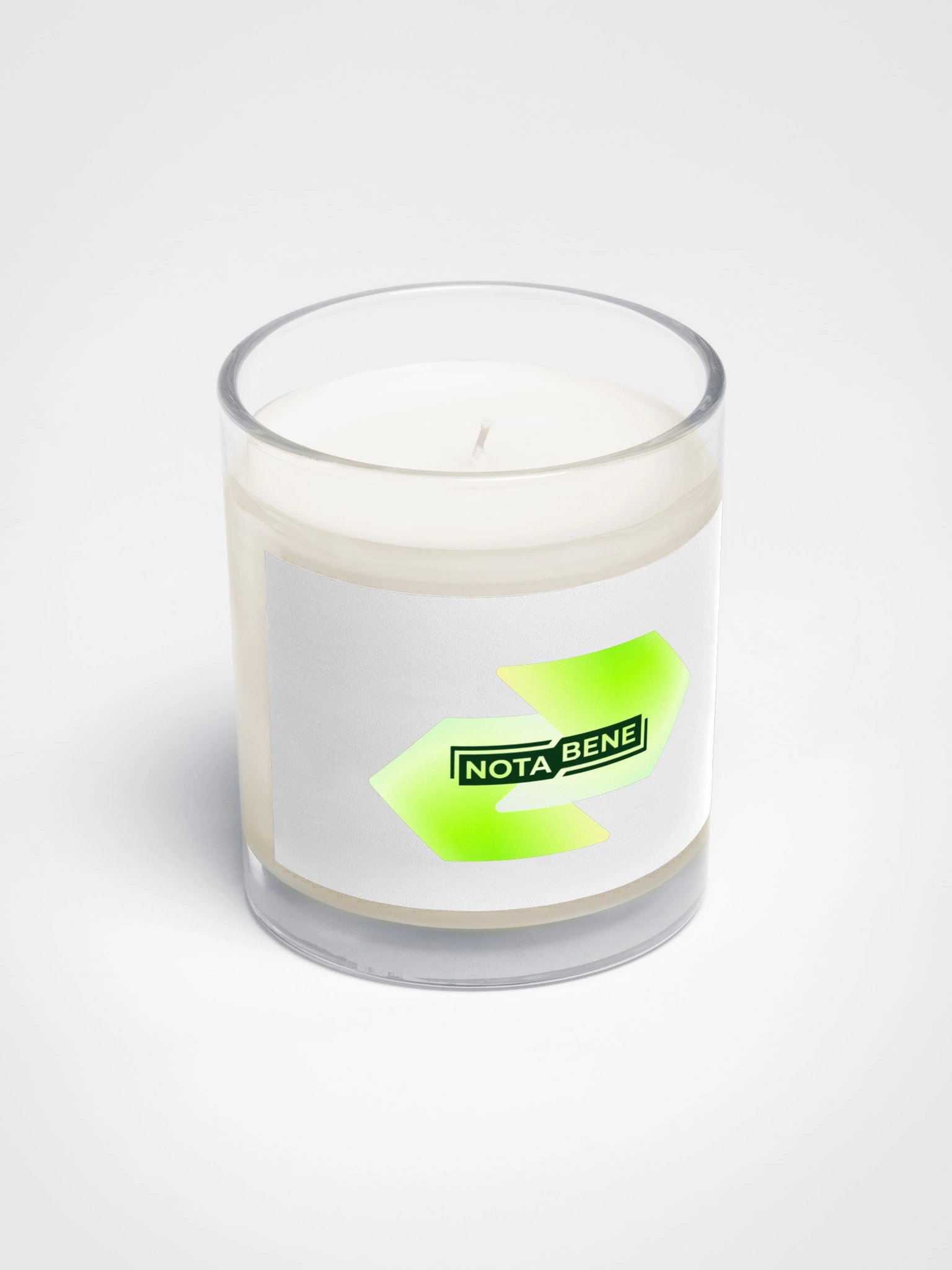 Notabene Green Chevron Logo Candle product image (2)