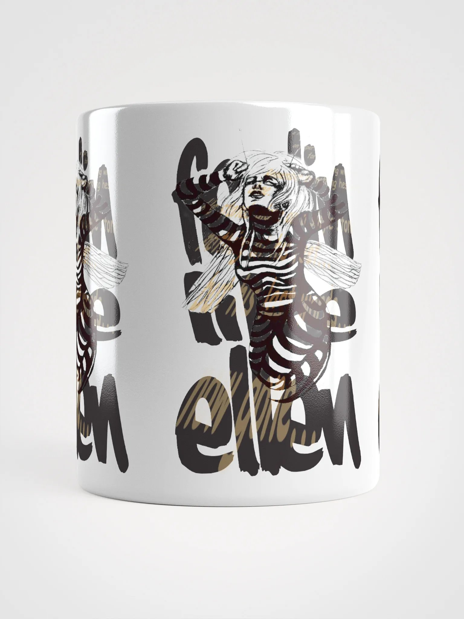 Insect-Inspired Monochrome | Mug product image (5)