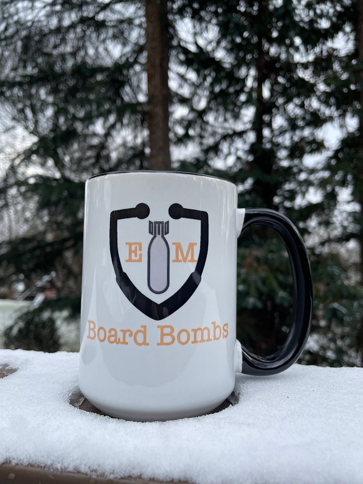 High-Yield Only EM Board Bombs Mug product image (1)