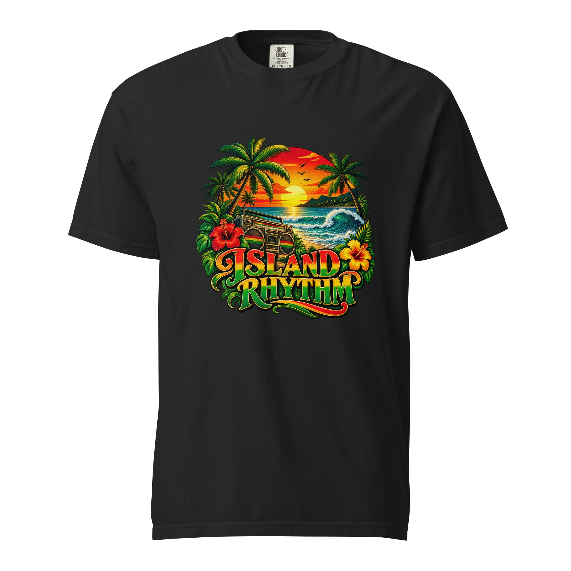 Island Rhythm Retro Tropical Tee product image (1)