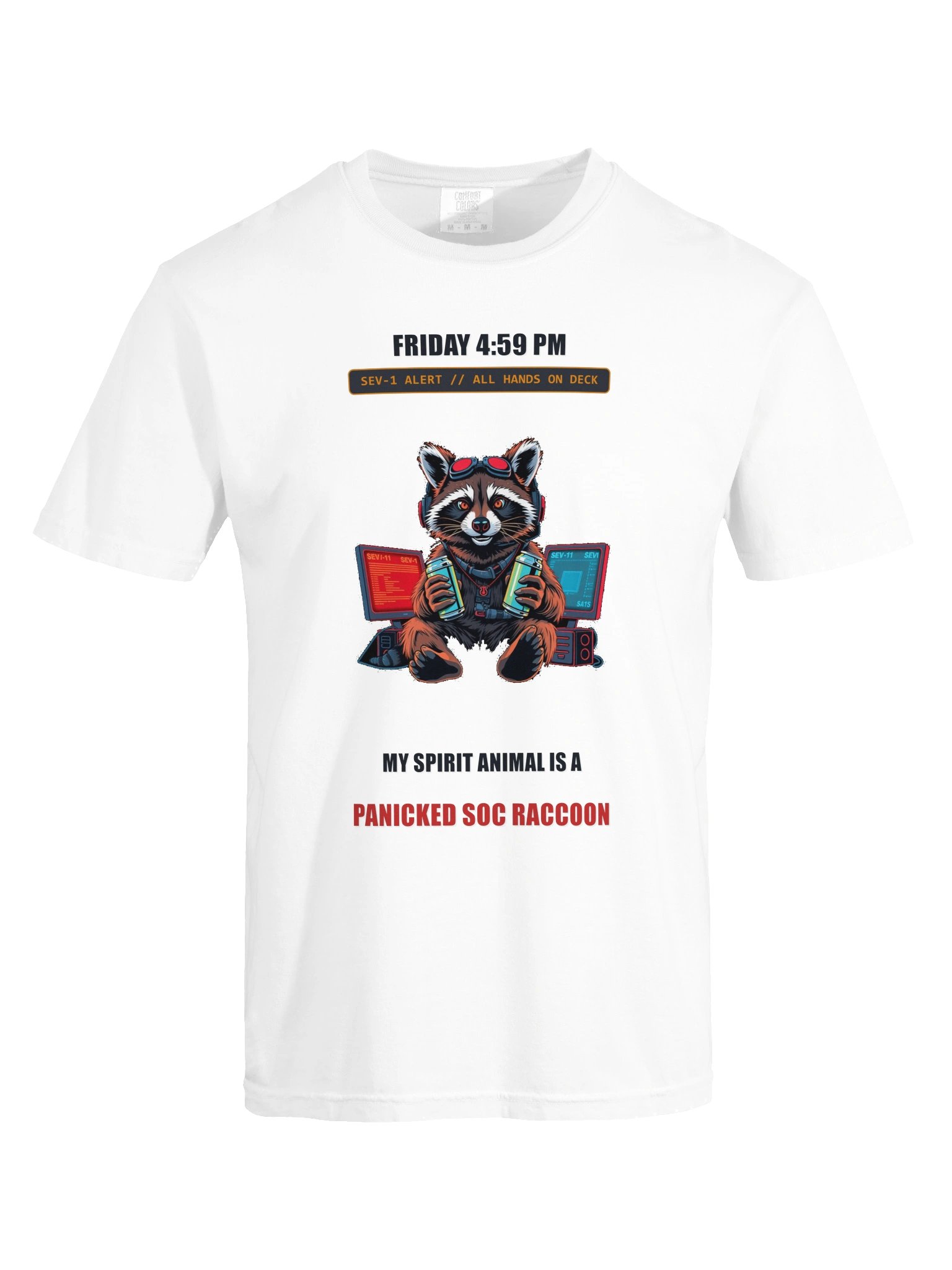 Friday 4:59 PM // The SOC Raccoon Heavyweight Tee - Light product image (107)