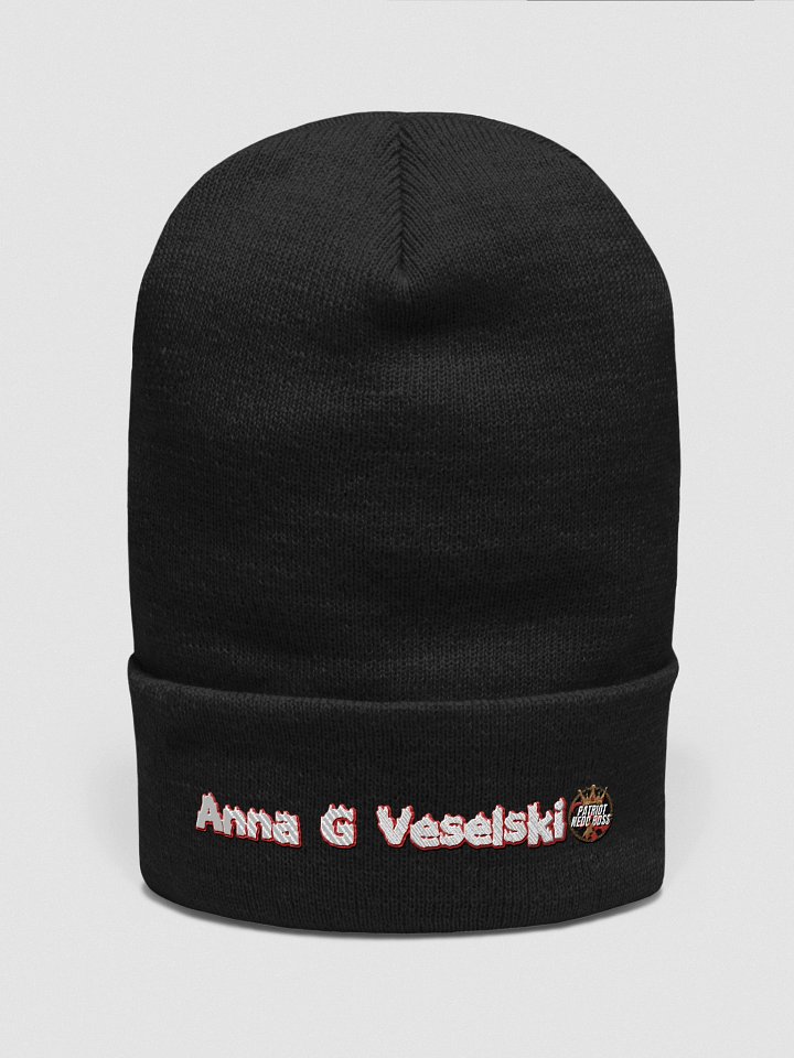 Skull Emblem Cuffed Beanie product image (4)
