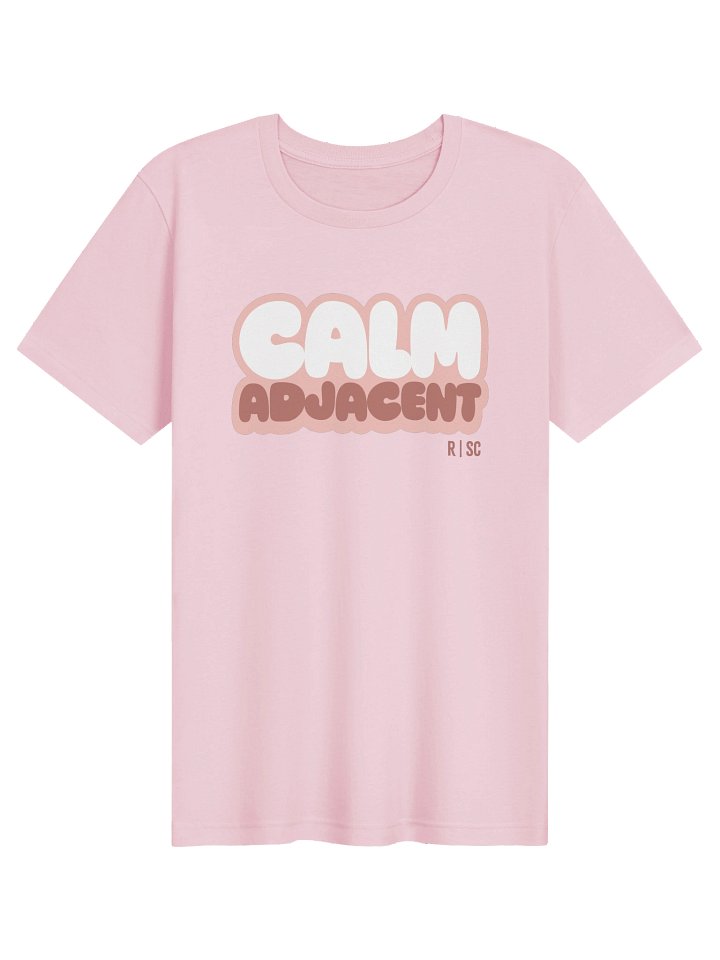 Calm Adjacent T-shirt (Pink) product image (71)