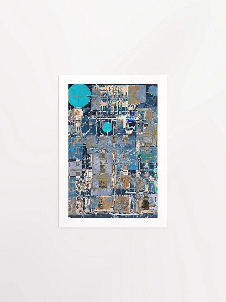 'Harmony in Hues' by Edward Martin : Abstract Geometric Poster product image (2)