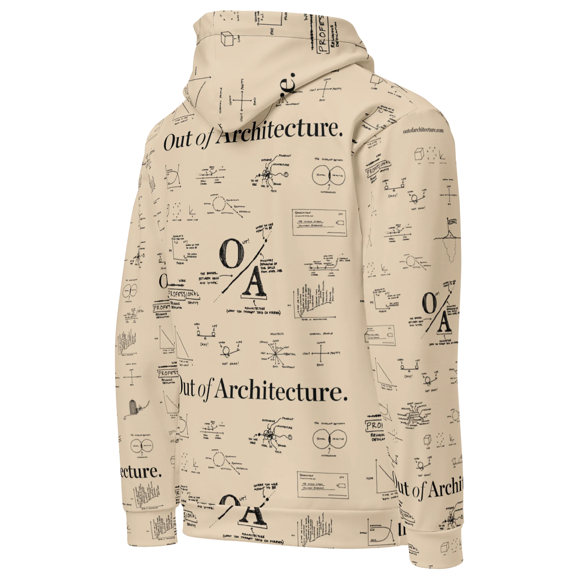 Doodle Hoodie - Cream product image (5)