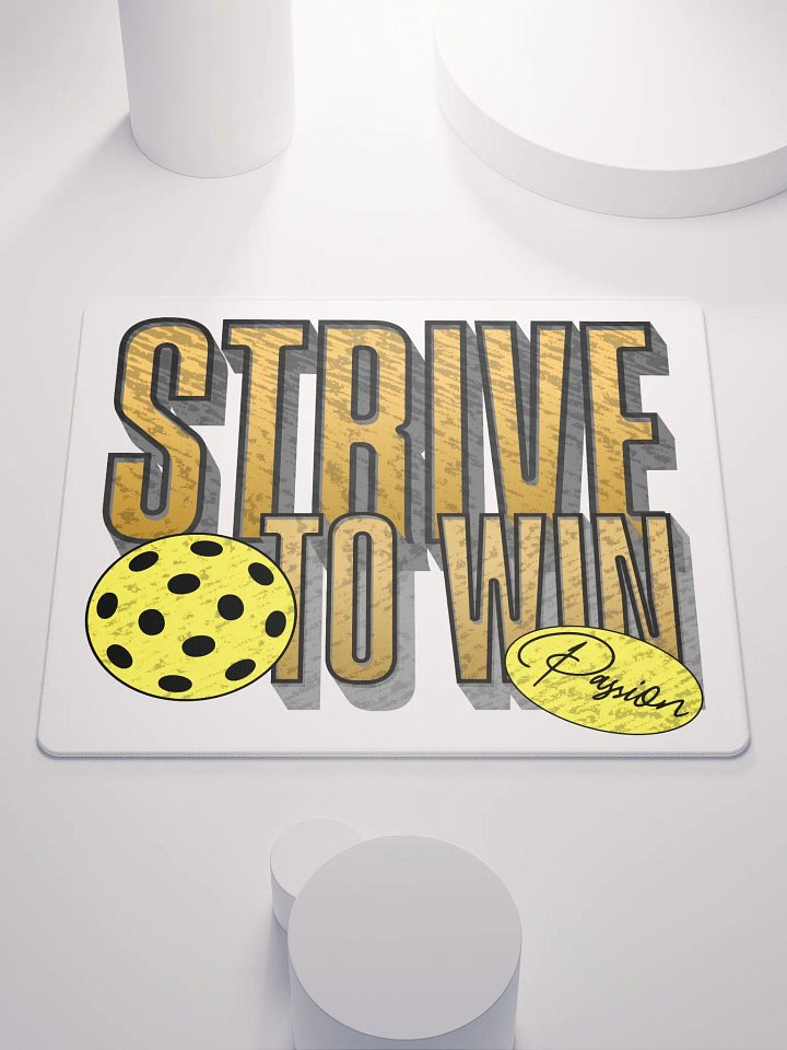 Strive To Win Pickleball Passion Gaming Mouse Pad product image (1)
