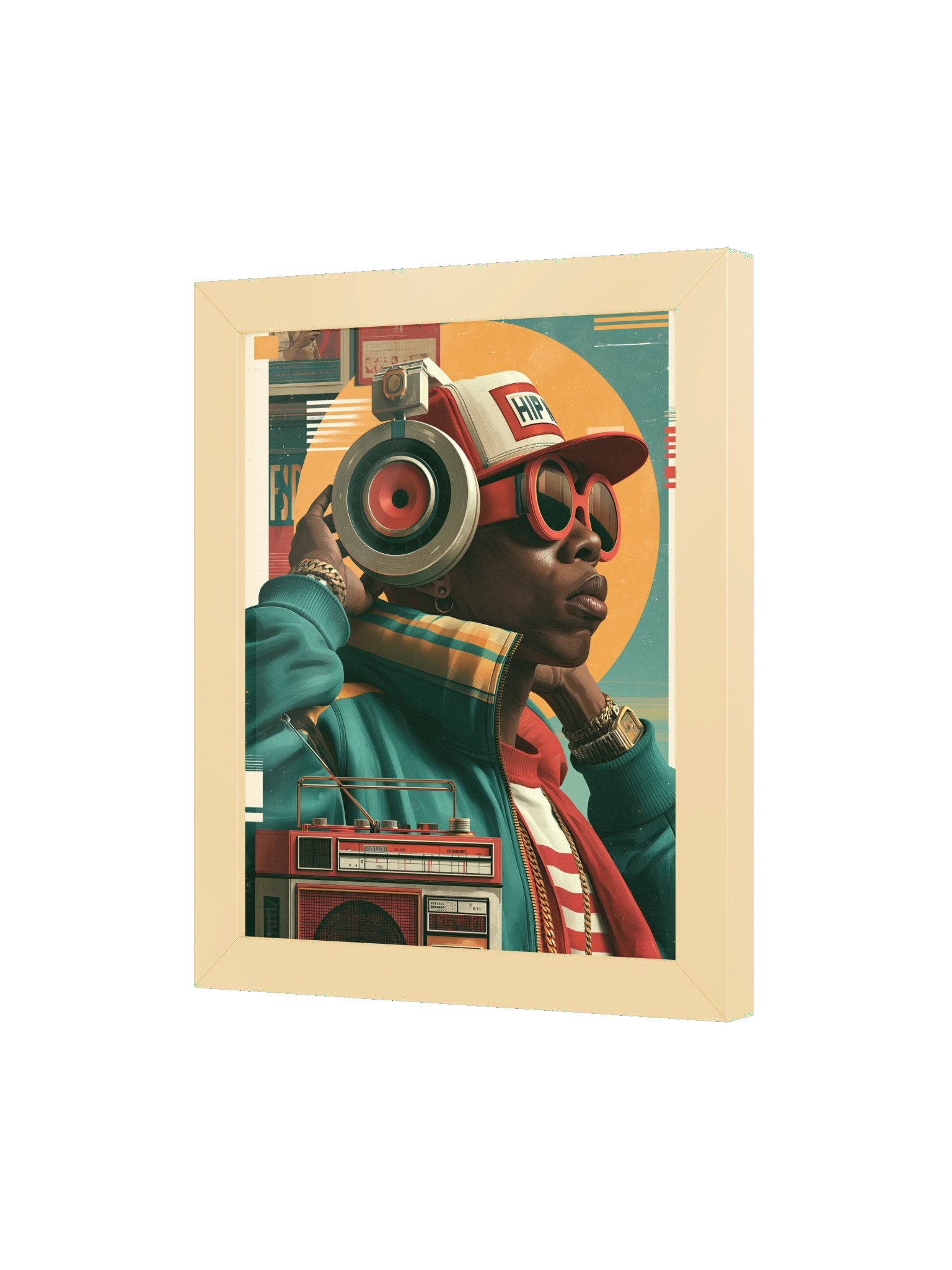 Shortwave · Past Forward No. 4 | Framed Art Print | Originology | Black History X product image (27)
