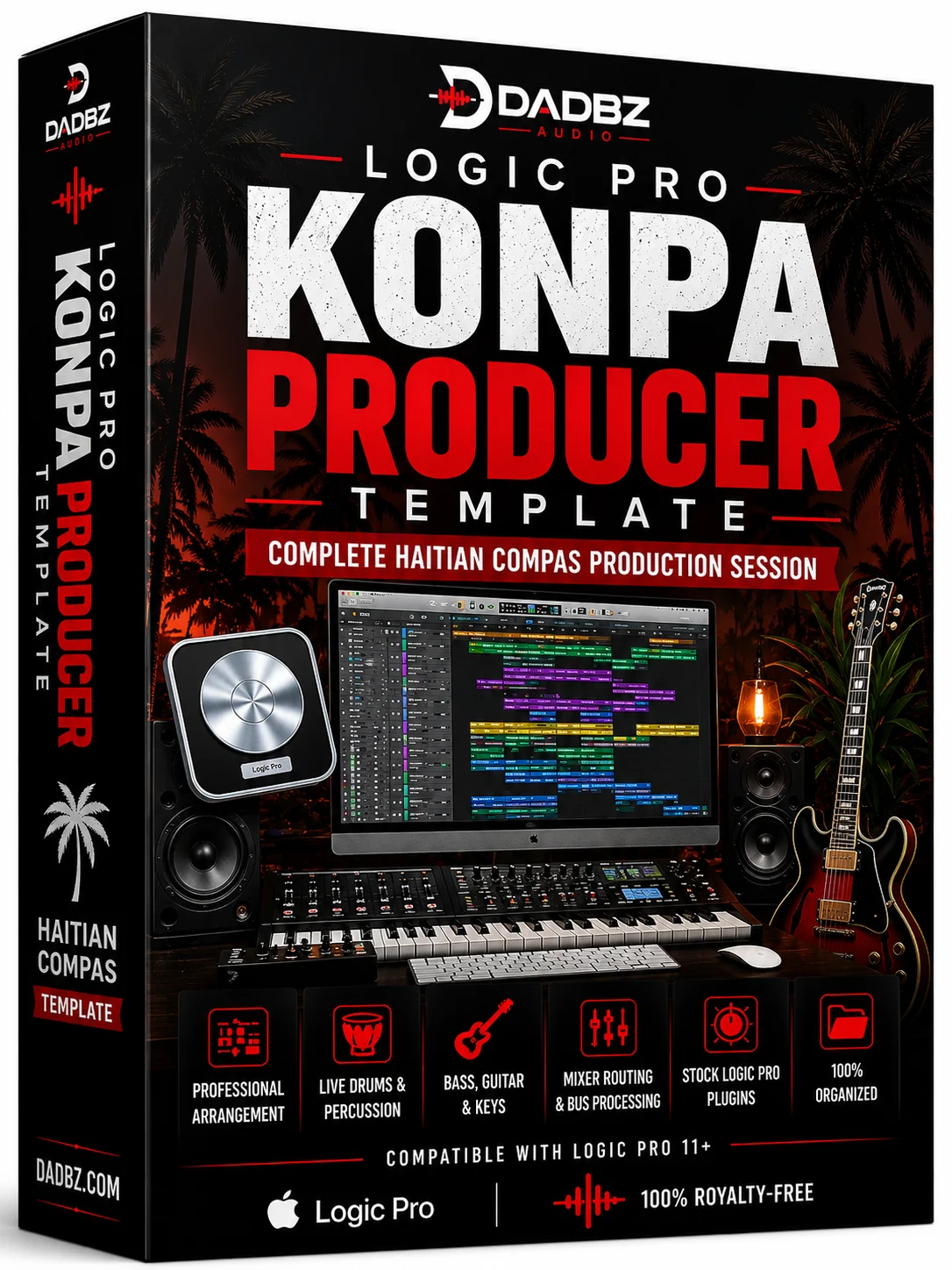 Logic Pro Konpa Template – Professional Compas Production Project product image (1)
