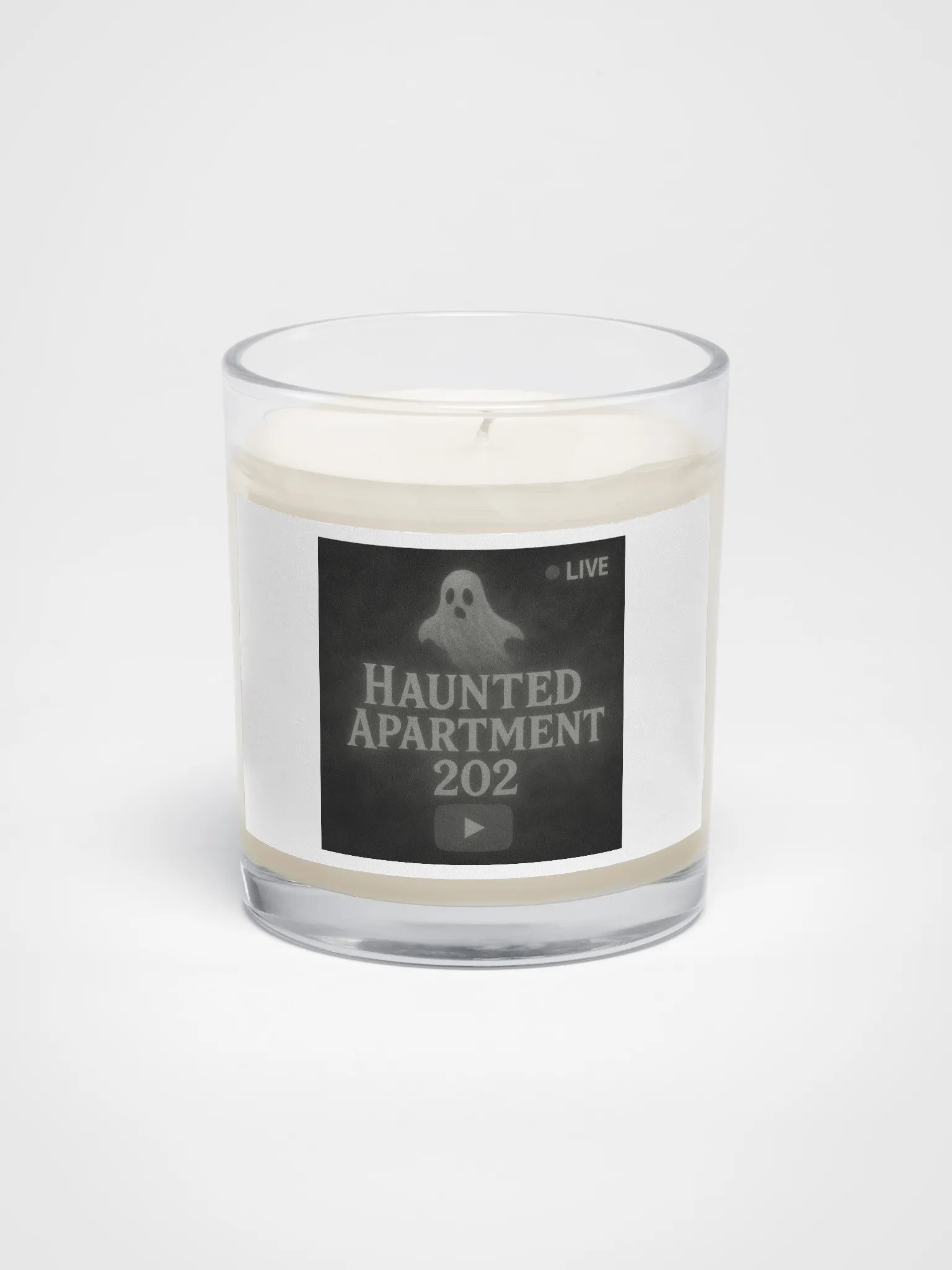 Haunted Apartment 202 Candle (White) product image (1)