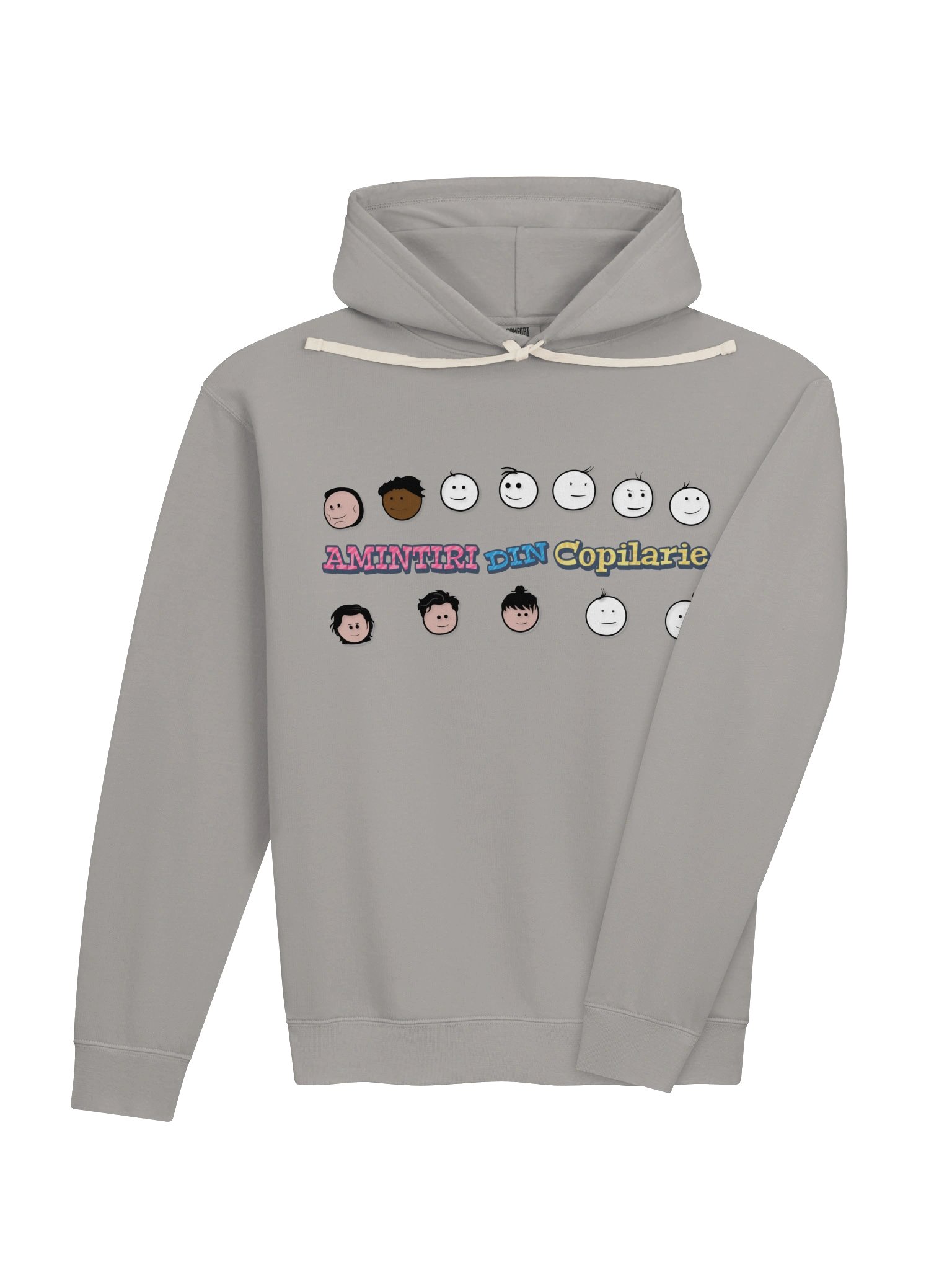🧥 Hanorac Gri Bărbați „Amintiri Din Copilărie” – Personajele product image (4)