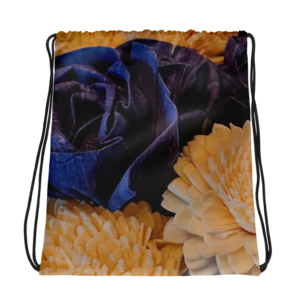 Wooden Flowers Drawstring Bag product image (1)