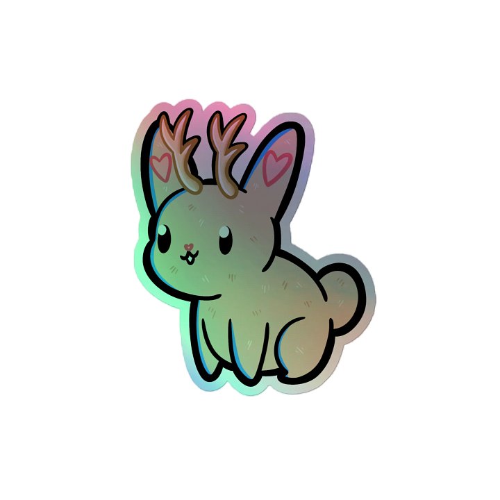 Jackalope Holographic Sticker product image (2)