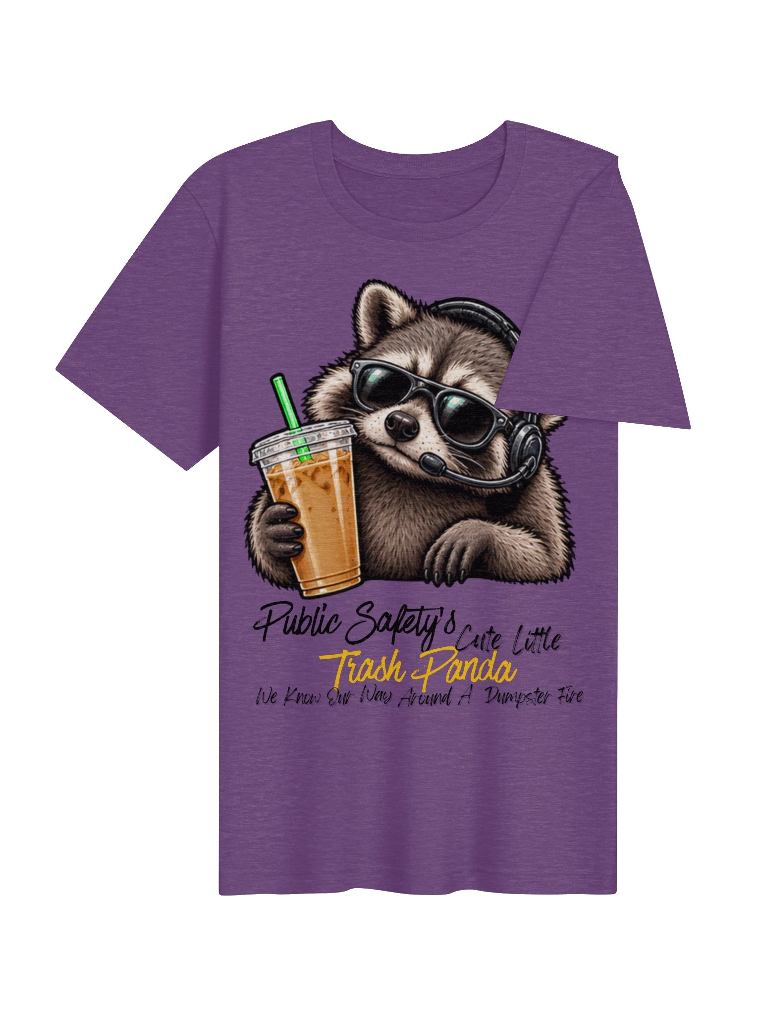 Caffeinated Trash Panda Tee product image (4)