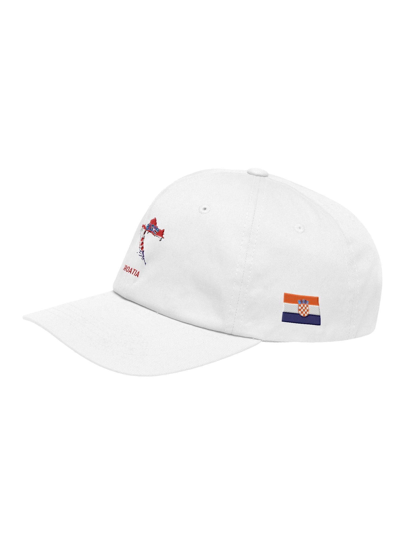 Croatia 2026 World Cup Flag Dad Hat - Croatia Soccer Fan Cap - Premium Embroidered Chino Cotton Twill product image (59)