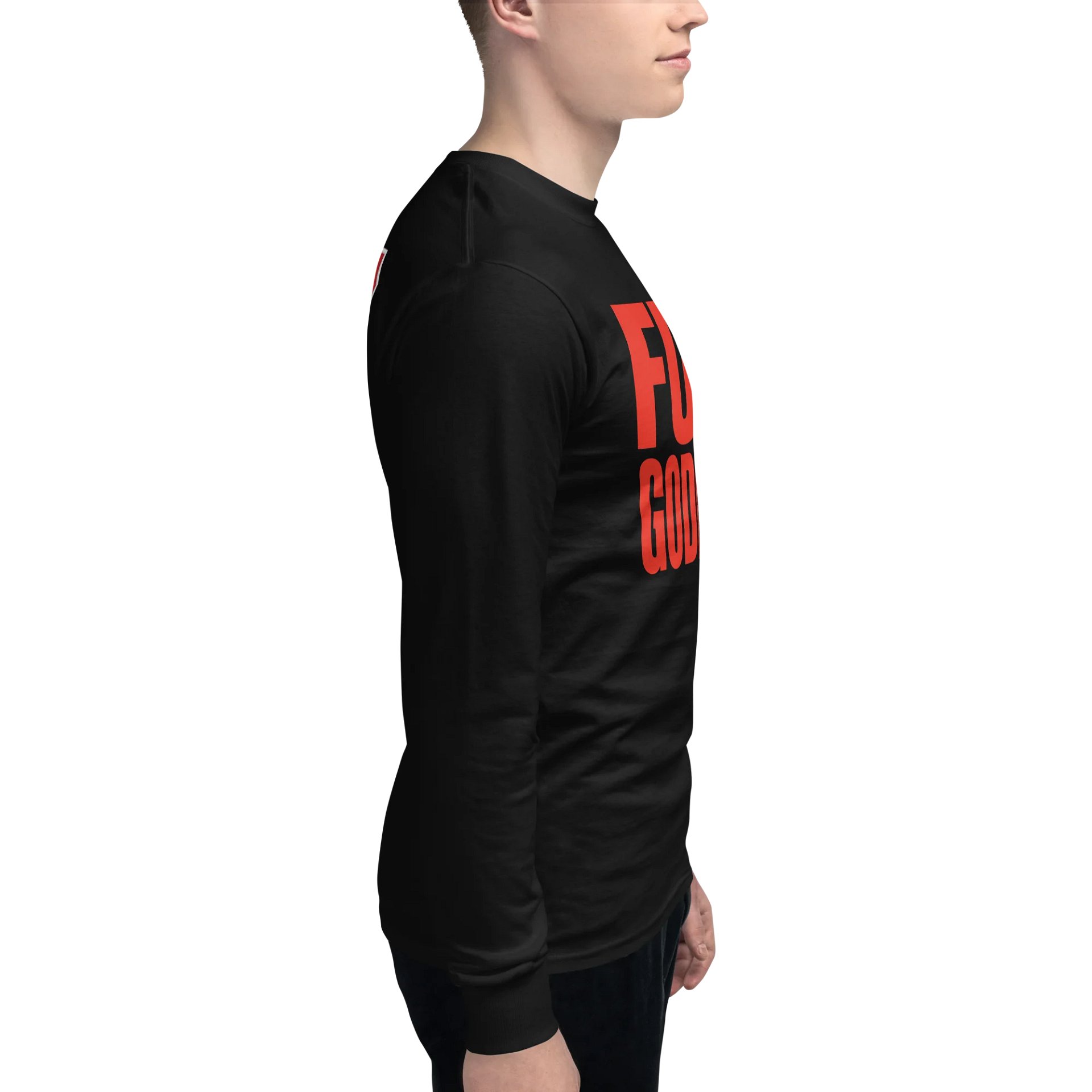 Red logo long sleeve product image (4)