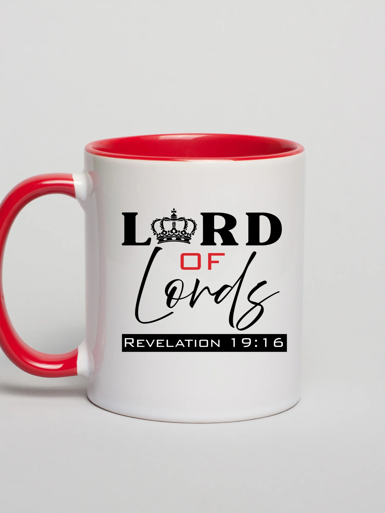 Lord of Lords Christian 11/15 oz Mug with double tone | Jesus Christ Faith Gift | Inspirational Coffee Cup for Believers product image (12)