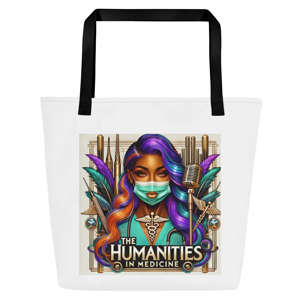 Humanities In Medicine Amazing Amber Eyes Large Tote Bag product image (7)