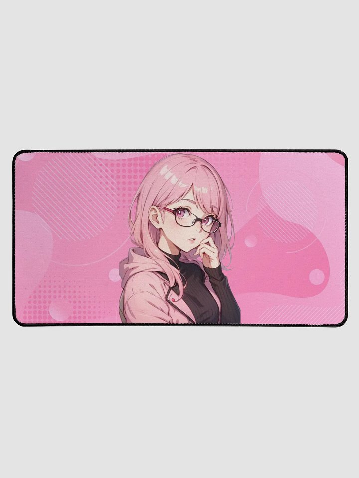 (PINK WAIFU) K Desk Mat 15.5" x 31.5" product image (1)