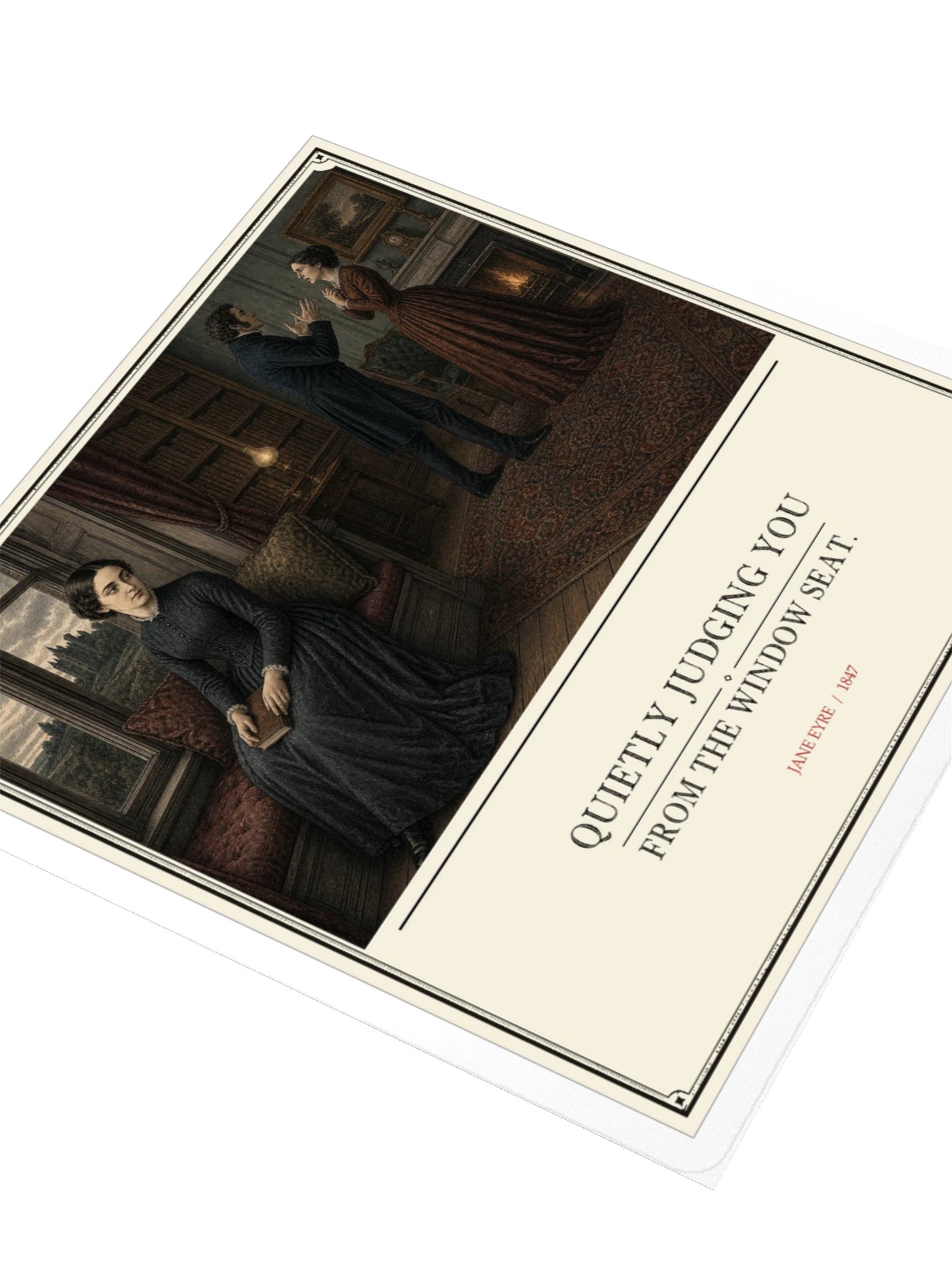 Window Seat Judgment -- Jane Eyre Sticker product image (3)
