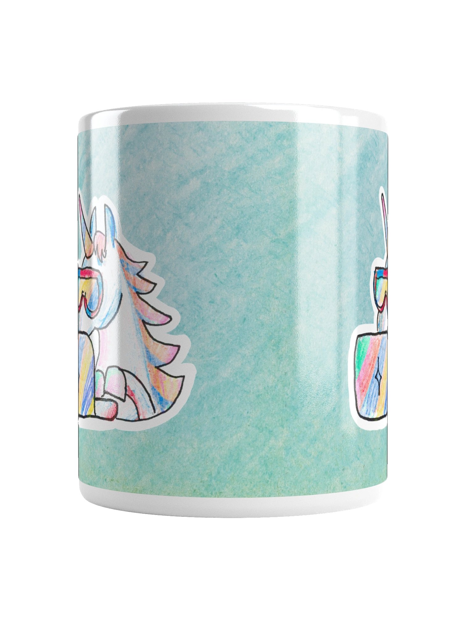 Coding Unicorn Mug (Aqua) product image (6)