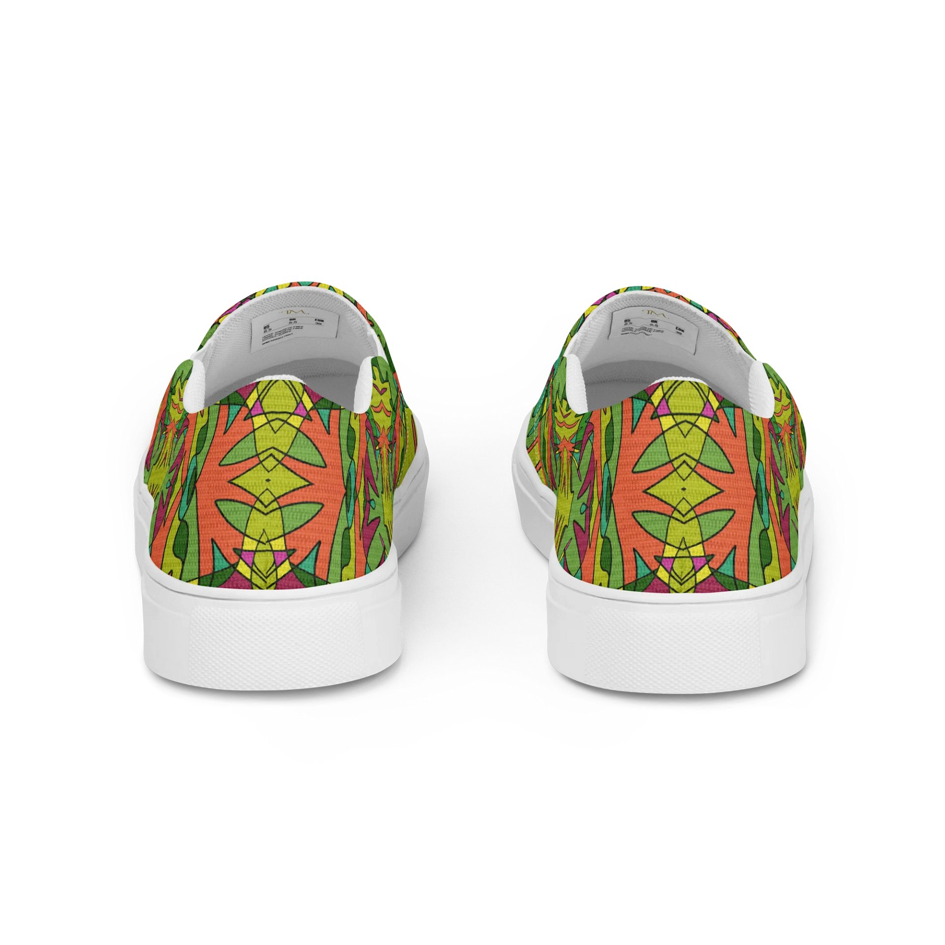 Spinach Tangle – Men's Slip-On Canvas Shoes product image (5)