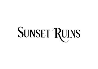 sunset ruins